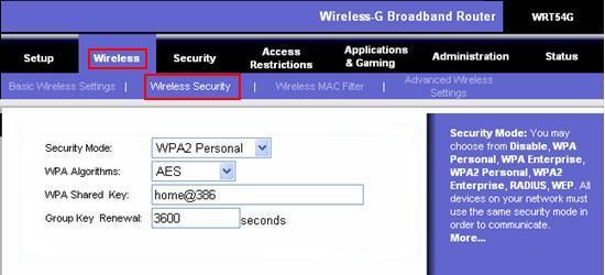 Wireless Router Authentication